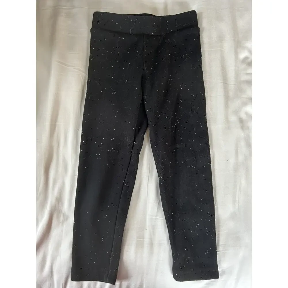 Old Navy Sparkle Cozy Black Leggings size XS size 5